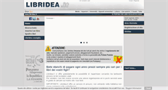 Desktop Screenshot of libridea.it